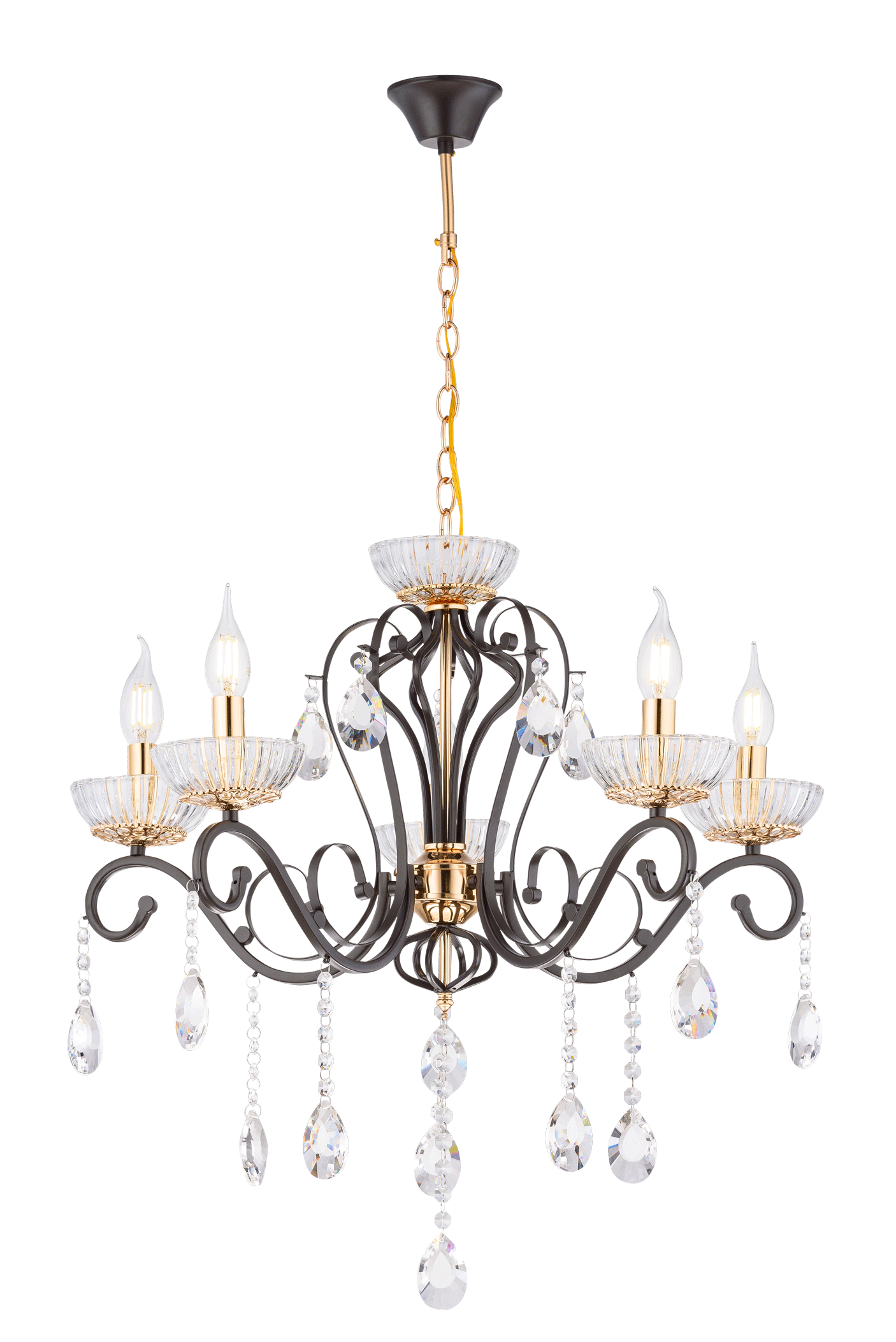 4456/5 CF+FG (1) Люстра LED