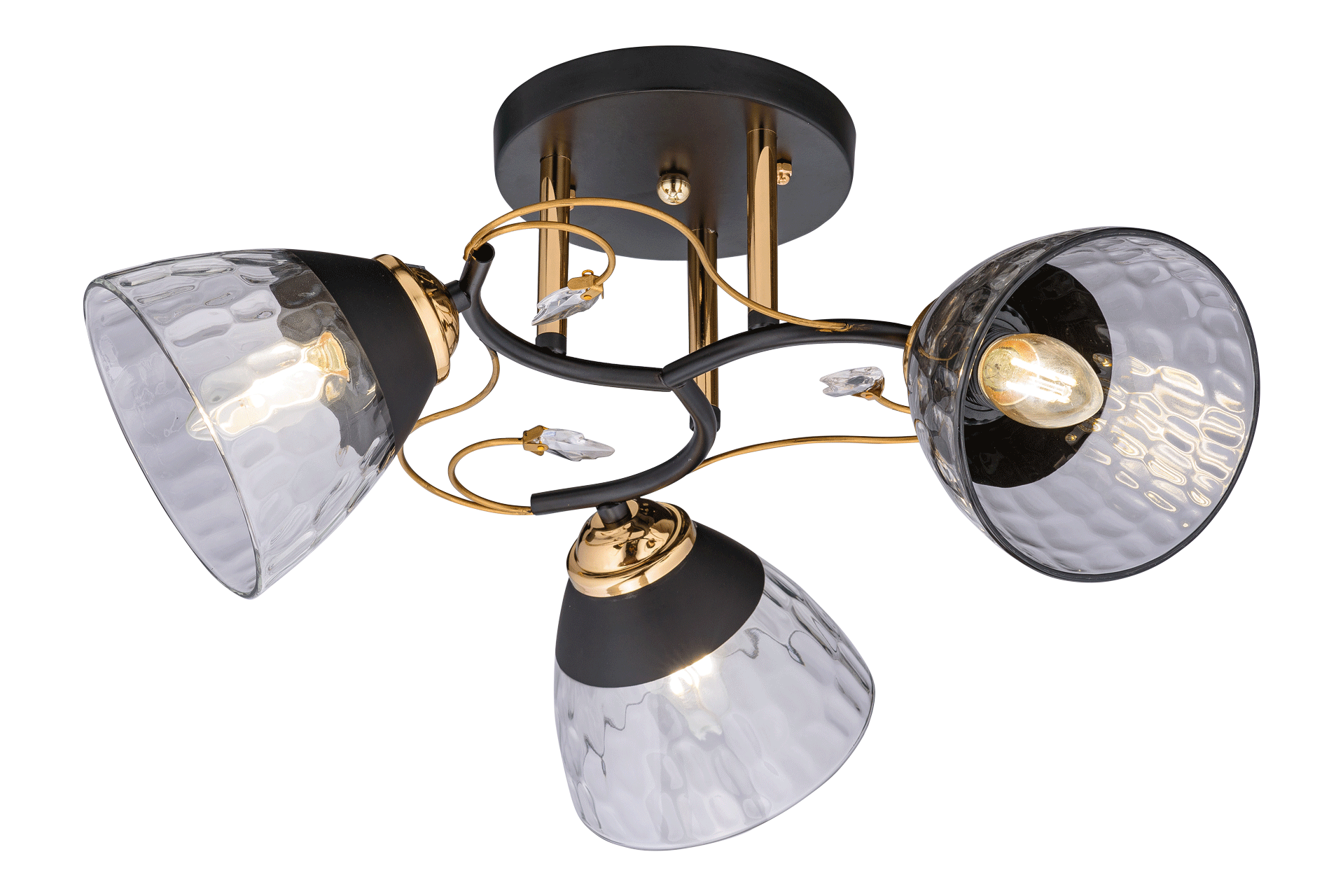 06535/3 BLACK+GOLD (4) Люстра (RL)