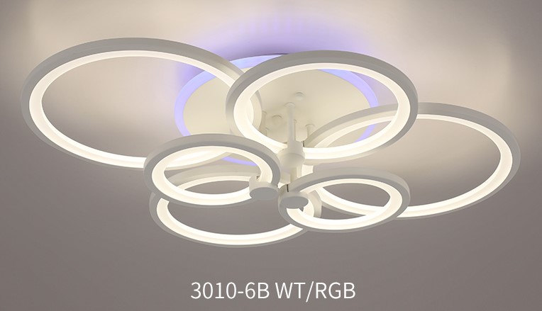 3010/6 WT+RGB (1) Люстра (RL) LED