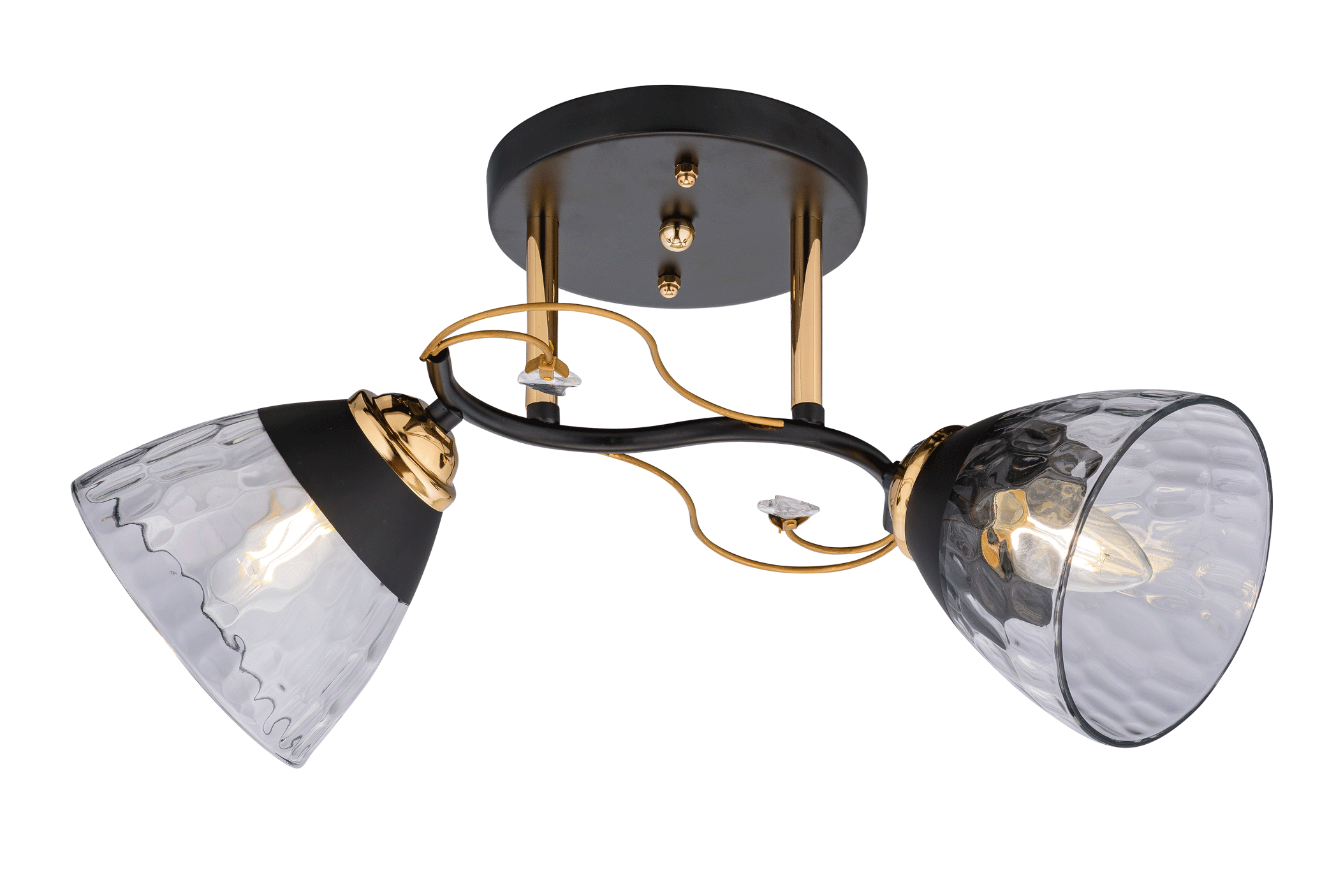 06535/2 BLACK+GOLD (6) Люстра (RL)