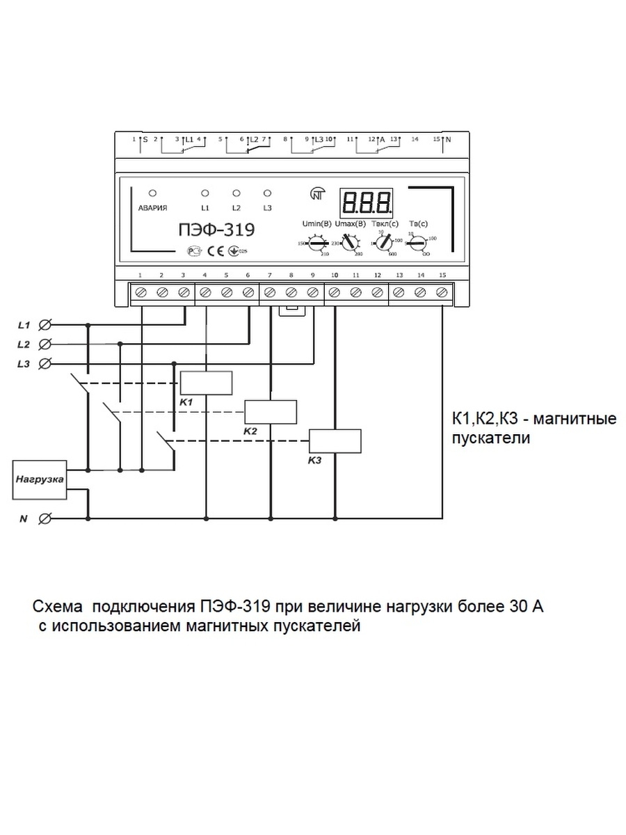 Переключатель фаз ПЭФ-319