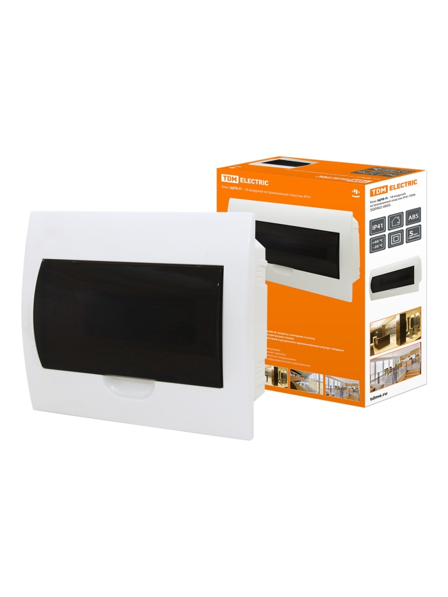Бокс пласт ЩРв-П-18 встраив. IP40 TDM SQ0902-0005