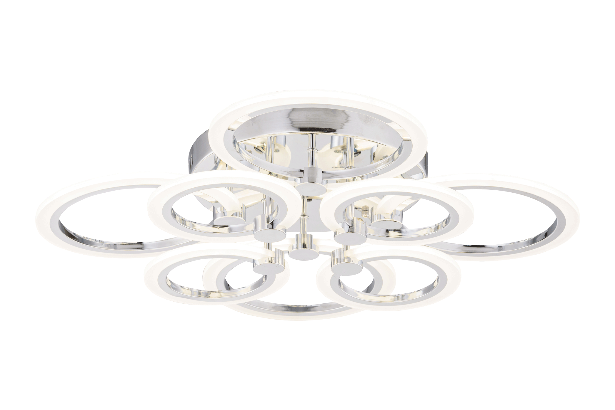 3009/4+4 WT (1) Люстра M (RL) LED
