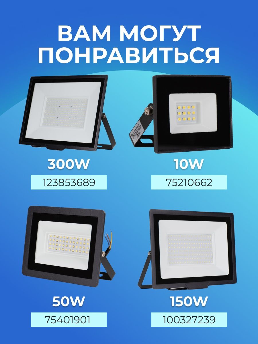 Светодиодный прожектор RSV-SFL-3-30W-6500K-IP65