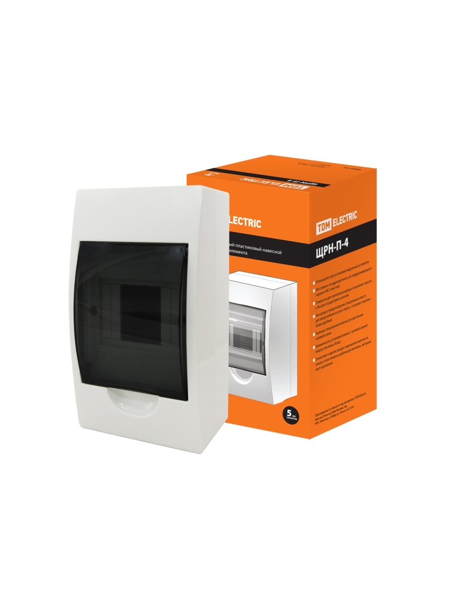 Бокс ЩРН-П-4 TDM IP41 SQ0901-0001