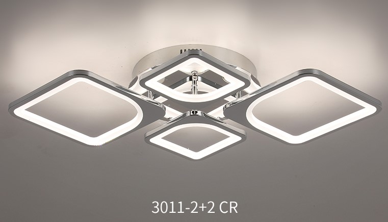 3011/2+2 CR (1/5) Люстра LED