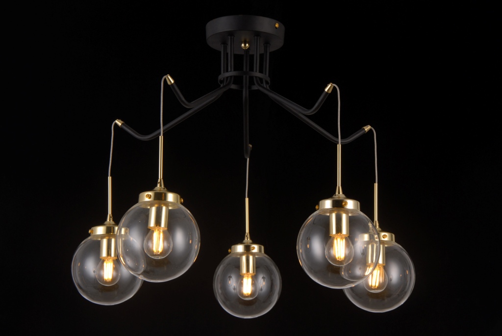39177/5 MBK+GD (1) Люстра Veneto Luce