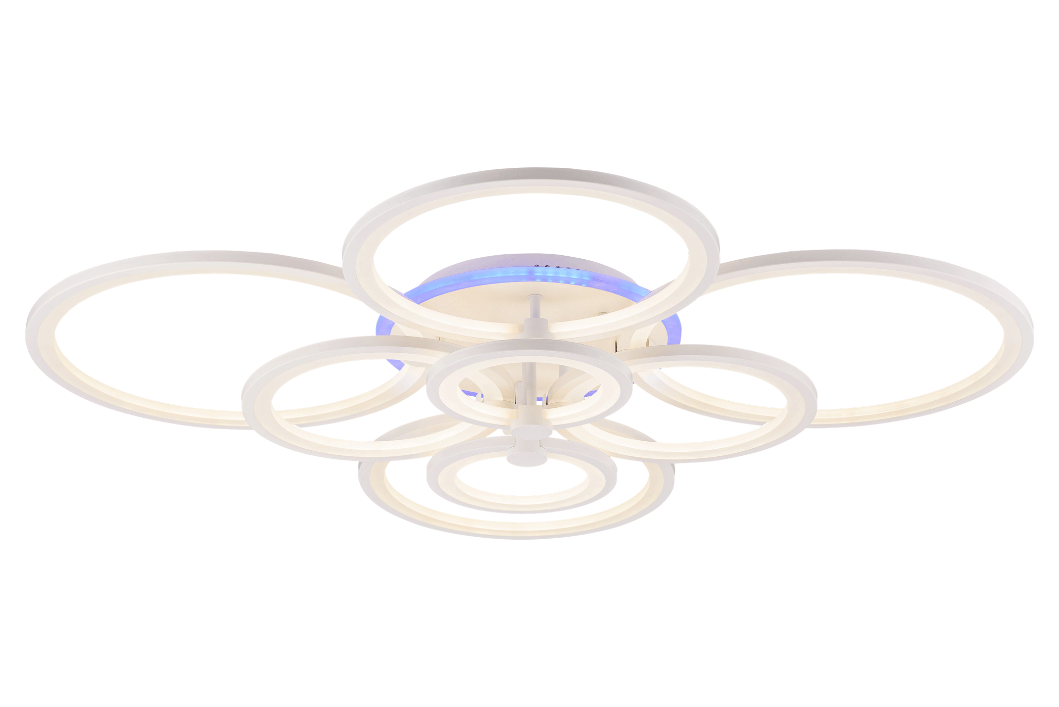 3010/8B WT/RGB (1) Люстра LED