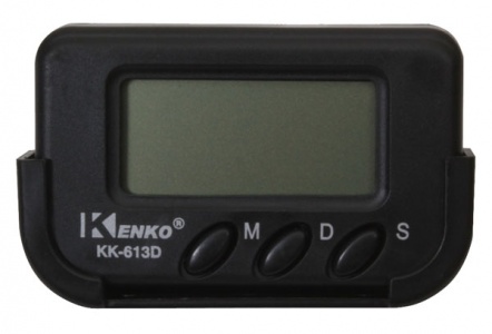 Часы авто Kenko 613D с будильником 6320