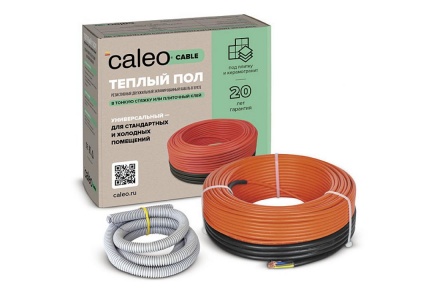 Комплект кабельного теплого пола в бухте CALEO CABLE 18W-30 0.54 кВт (от 2.7 до 4.2м2)
