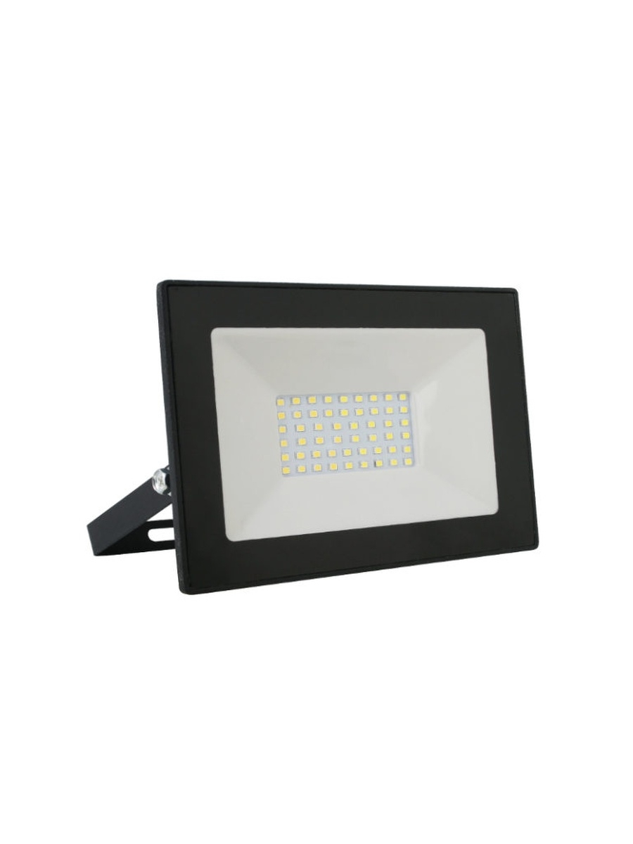 Ultraflash LFL-5001 C02 черный (LED SMD прожектор, 50 Вт, 230В, 6500К) 12317